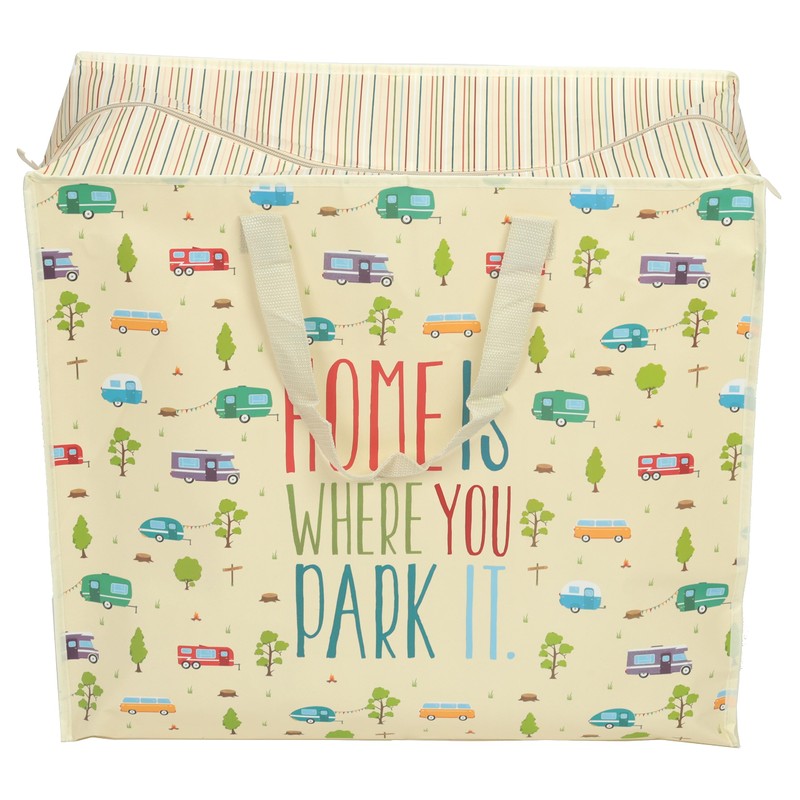 Fun Practical Laundry & Storage Bag - Caravan Design