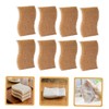 Healeved 8pcs Natural Pulp Dish Cleaning Sponges Reusable Scrubber for