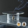 Anoverite Stylish Glass Incense Burner, Ash Spill, Interior Glass Incense