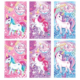 Assorted Unicorn Mini Notebooks - Pack of 12
