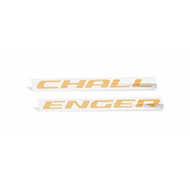 Reflective Concepts Challenger Grille Emblem Overlay Decal - 2015-2023 Challenger (Reflective Gold)