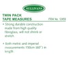 Sullivans Metric and Imperial Tape Measure 2 Pack, 150 cm