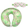 Lilly Pulitzer Airplane Travel Essentials with Travel Neck Pillow and