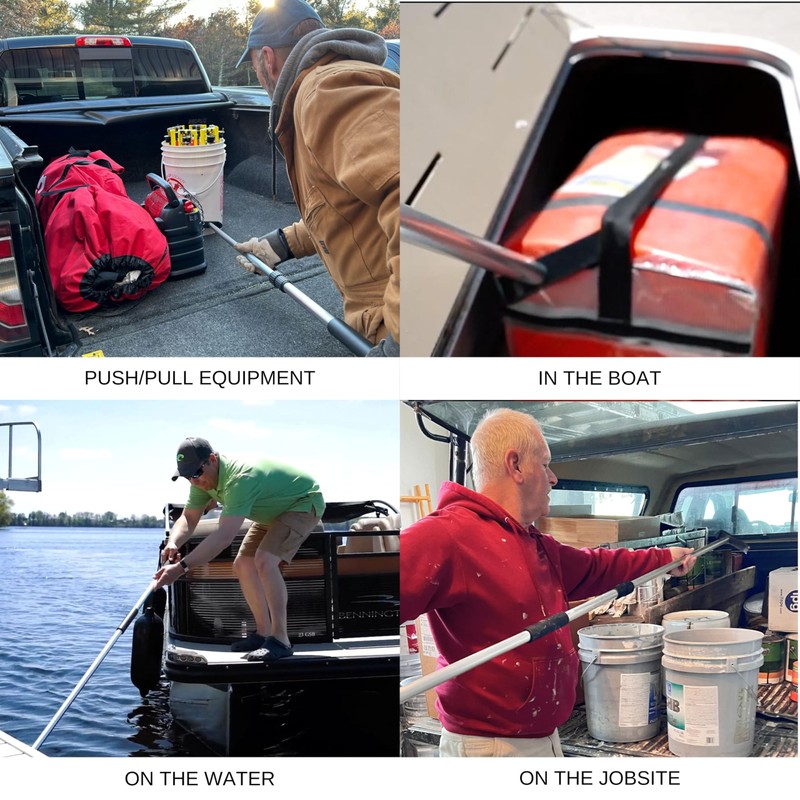60-Inch Heavy Duty Retrieval Pole | No Rust Cargo Tool