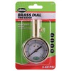 Slime 20459 Tire Pressure Gauge, Dial, Analogue, Brass Tire Gauge