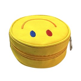 Emsing SID11-YE Golf Ball Case, 3 Colors, 4 Balls, Storage Small Items, Golf Ball Pouch, Cute, Present, Pouch, Yellow, Simple, Compact, Lightweight, Convenient, Durable, Zippered, Easy to Use, Cute,