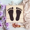 Family Footprint Stencil - Grandparents & Baby Feet, 5-Piece Set