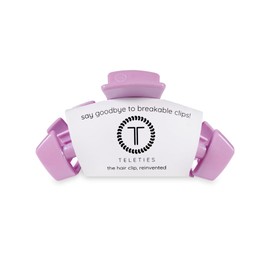 TELETIES - Classic Large Hair Clip - Easter Collection - Claw Clips for Women - Strong Grip, Bendable Teeth, Curved Design - Ideal For Thick Hair - For All Hair Textures - Springtime Sparkle