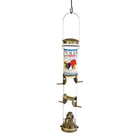 Cole's TT06 Terrific Tube Bird Feeder, 6-Port, Gold