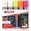 edding 4090 chalk marker Block Grey, Orange, Pink, White, Yellow