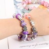 63 Pcs Bracelet Making Kit Big Hole Beads with Metal