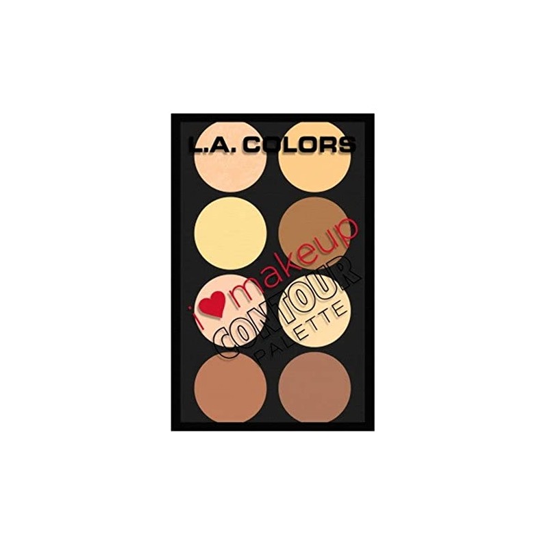 L.A. COLORS I Heart Makeup Contour Palette C30352