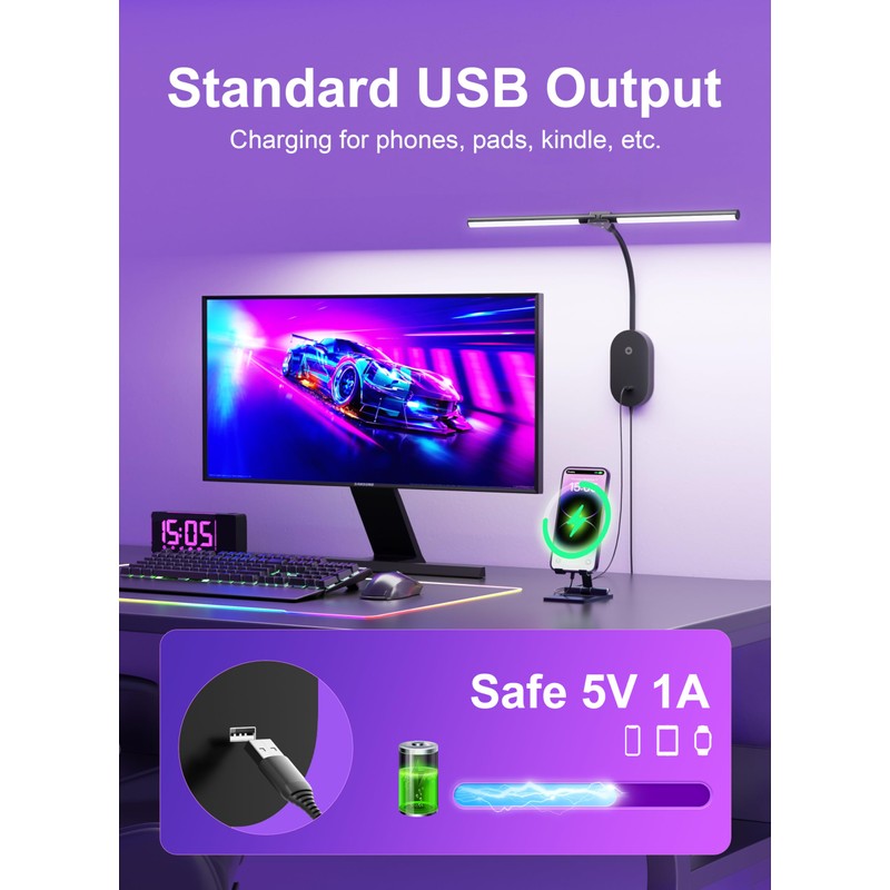 LED Wall Mounted Reading Light for Bed, 2 Heads Ultra
