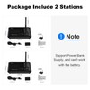 Wuloo Intercoms Wireless for Home 1 Mile (5280 Feet) Range