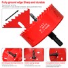 95mm Hole Saws Cutter, HSS Bi-Metal Drill Bit for Wood,