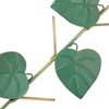 Birds Feeder Hanging Metal Green Leaf Shape Hummingbirds Feeder for