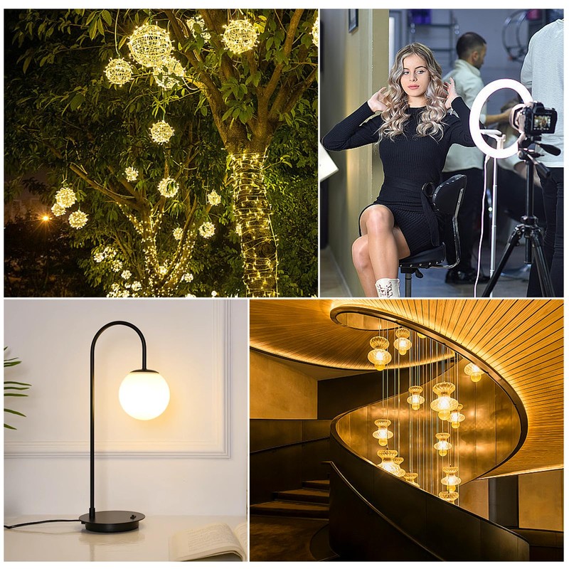 Set of 4 Lamp Switch Intermediate Switch Cable Switch with