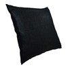Oversized Fancy Metallic Linen Black Silver Luxury Pillows Covers Organic