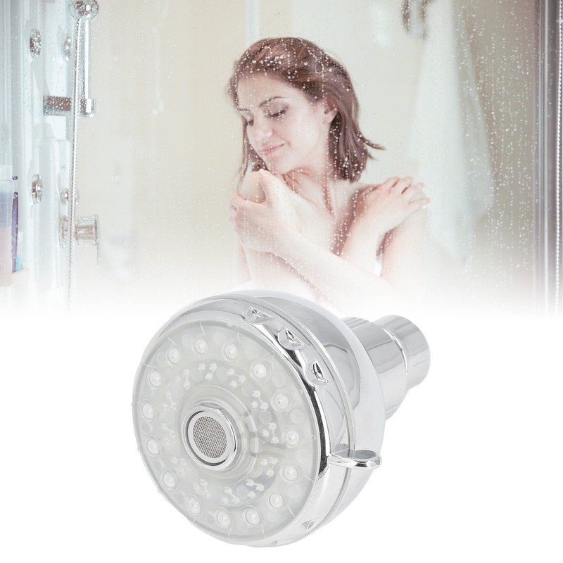 LED Shower Head 7 Color Flash Light Automatically Changing Shower