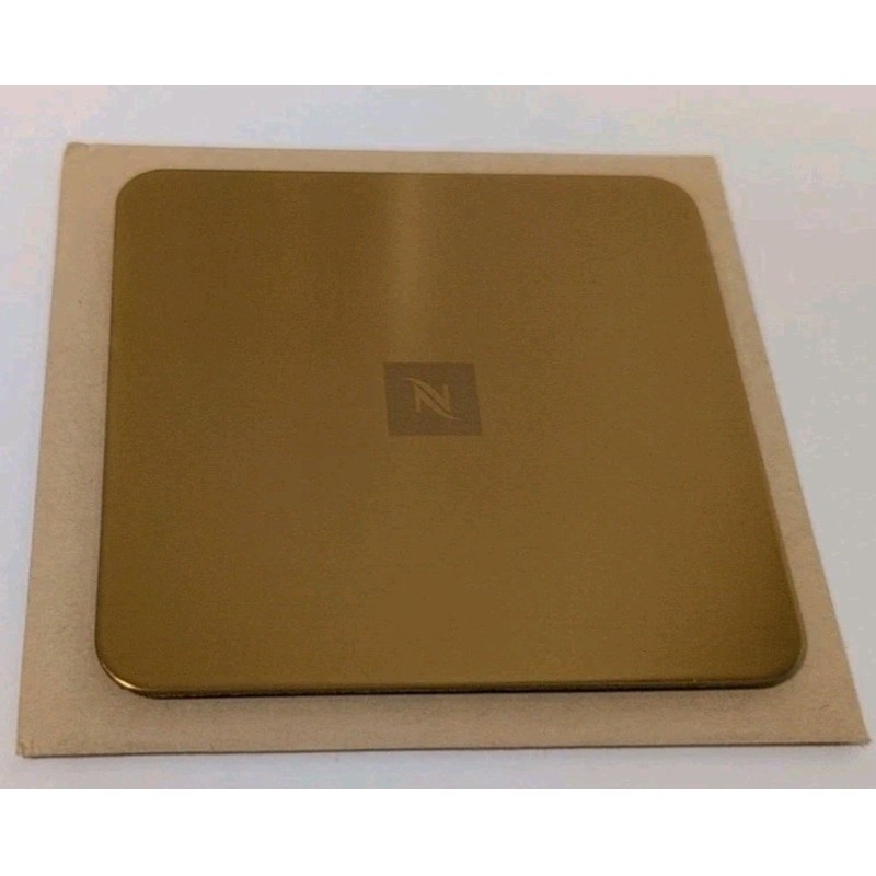 Nespresso NEW Nespresso Set Of 2 Bronze Gold Coasters 25%