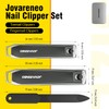 Nail Clipper Set,Premium Stainless Steel Fingernail and Toenail Clipper Cutters
