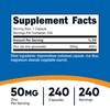 Nutricost Zinc Gluconate 240 Vegetarian Capsules (50mg) - Gluten Free
