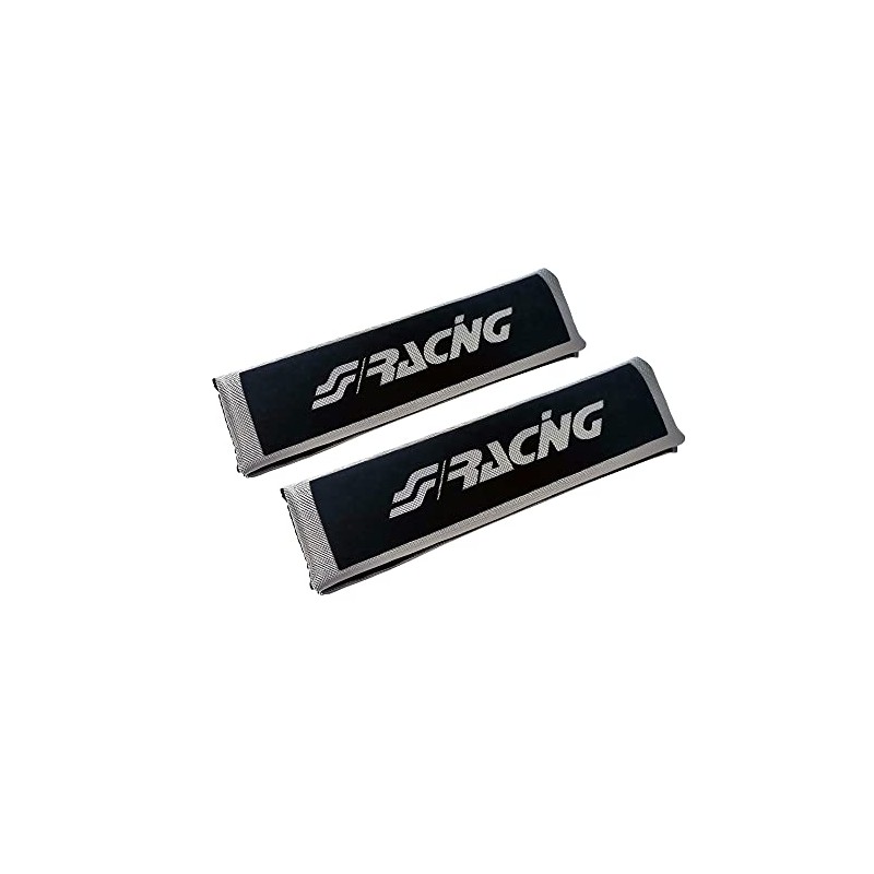 SIMONI RACING CC7 Microfibre Seat Belt Protector - Black