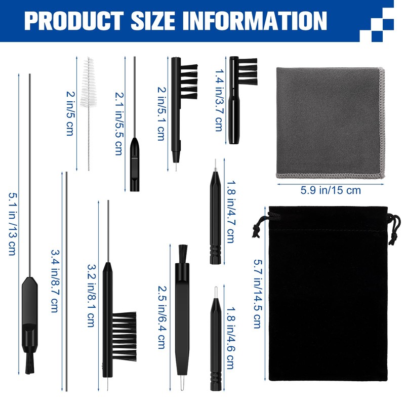 Hearing Aid Cleaning Tools, Windspeed 12 PCS Hearing Aid Cleaning