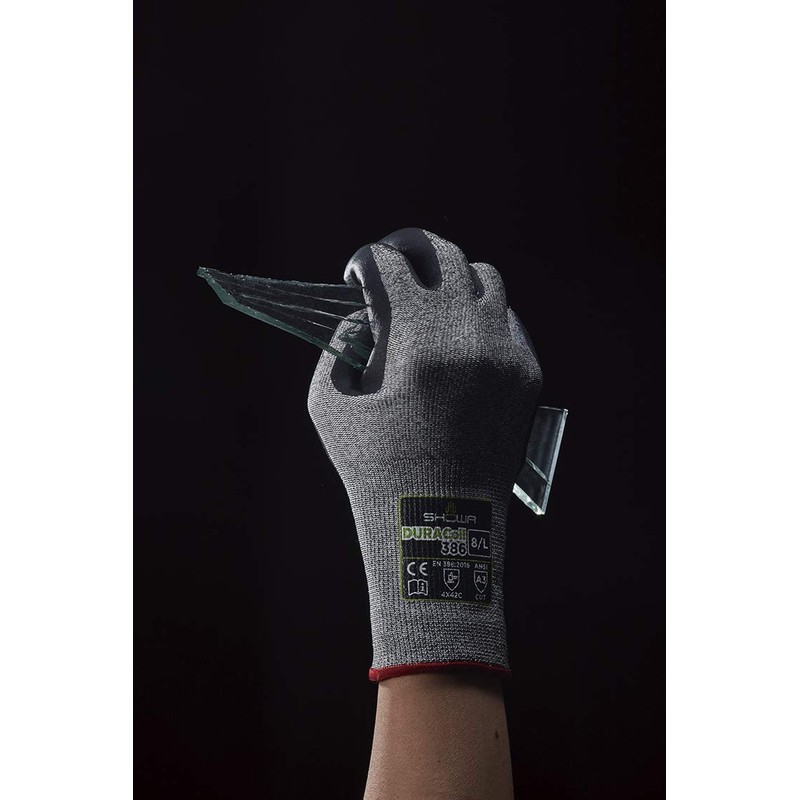 Showa Glove DuraCoil 386 Cut-Resistant Gloves, Medium, 1 Pair