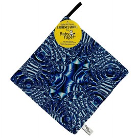 Baby Paper Larger-Sized Crinkle Sensory Toy for Babies and Children and Adults | Gartel Blue Journey Design | Non-Toxic, Washable | Great for Baby Showers