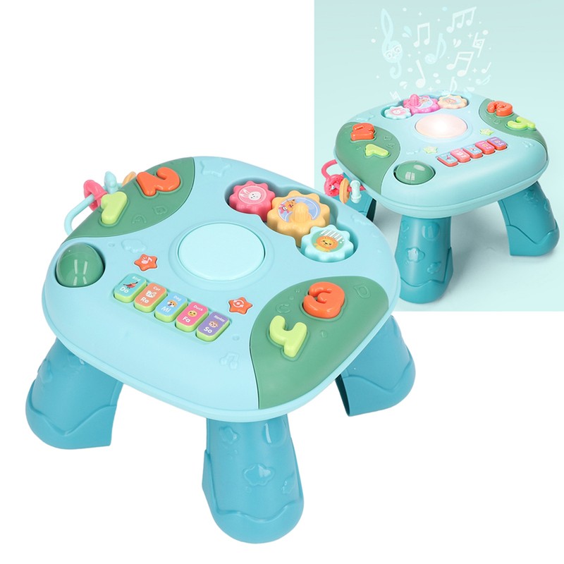 Learn and Grooved Musical Table Safe Multifunctional Children Learning Table