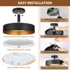SunRider Semi Flush Mount LED Ceiling Light Fixture, 12-inch 25W