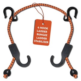 Holden USA Adjust-A-Hook Bungee – Ladder Stabilizer & Safety Support for Roofs, Gutters, and Painting Prep – Durable Attachment for Roofing and Gutter Work