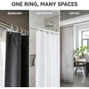50 Pcs White Plastic Windproof Hanger Hooks Clothes Hanger Buckle