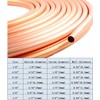 SHASKOKOEN Pure copper pipe (3/8" OD (8-9.52mm)×5/16" ID x 4.92FT)