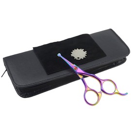 LILYS PET 5.0" Right-Handed Round-Tip Pet Grooming Scissors, Stainless Steel Small Ball Tip for Nose Hair,Ear Hair,Face Hair,Paw Hair for Dogs and Cats…