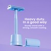 Ultra-Minimal Safety Razor – Light Blue - Reusable, Zero Waste
