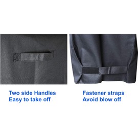 Simple Houseware 40-inch Heavy Duty Waterproof Square Electric Smoker Grill Cover, Weather-Resistant Polyester