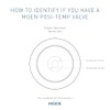 Moen Genta LX Brushed Nickel Posi-Temp Shower Valve with Built-in