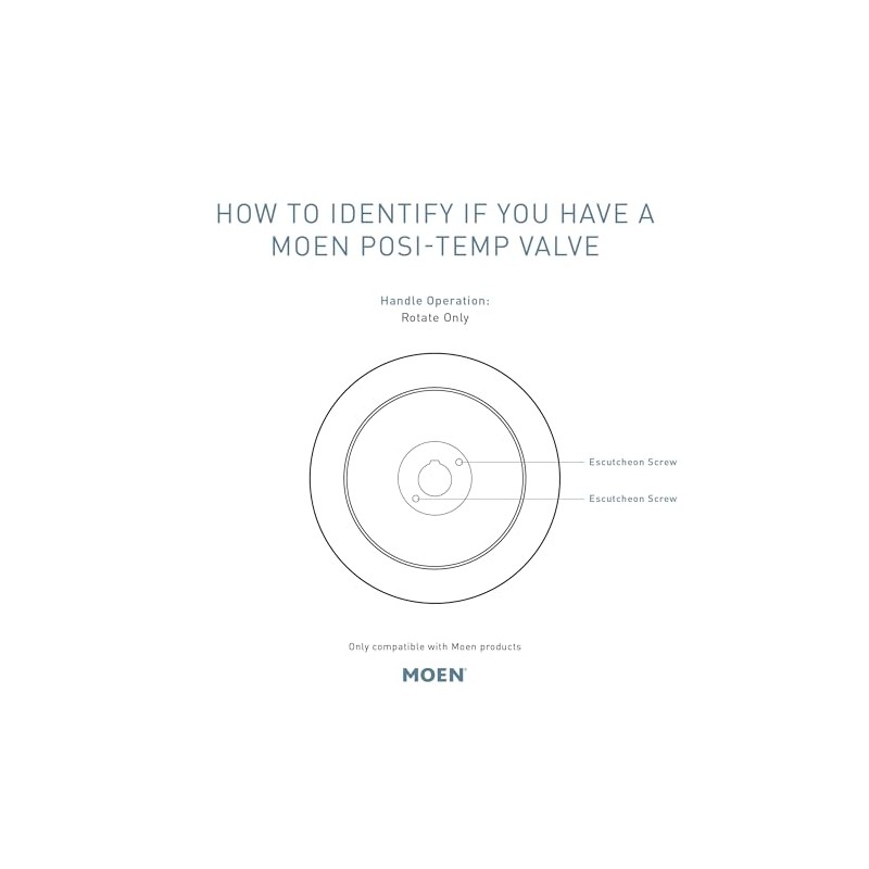 Moen Genta LX Brushed Nickel Posi-Temp Shower Valve with Built-in