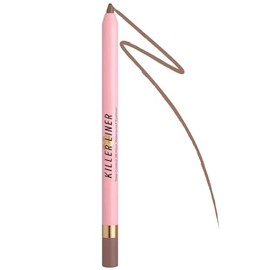Too Faced Killer Liner 36 Hour Waterproof Gel Eyeliner Pencil | Long Lasting + Smudge Proof, 0.04 oz., Metallic Taupe