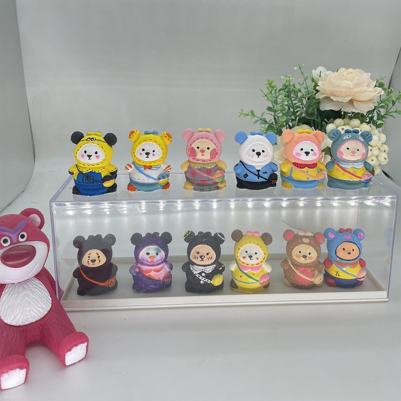 Clear Display Case for Figures，Acrylic Display Case for Doll Toy