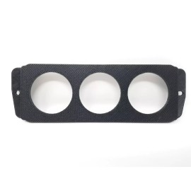 Gregparts LLC Radio Gauge Pod 1988-1991 Honda EF Civic 52mm x3 Tri-Gauge 88 89 trim dash hatch