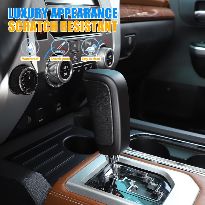 LLKUANG Center Console Gear Shift Head Cover Trim FIt for