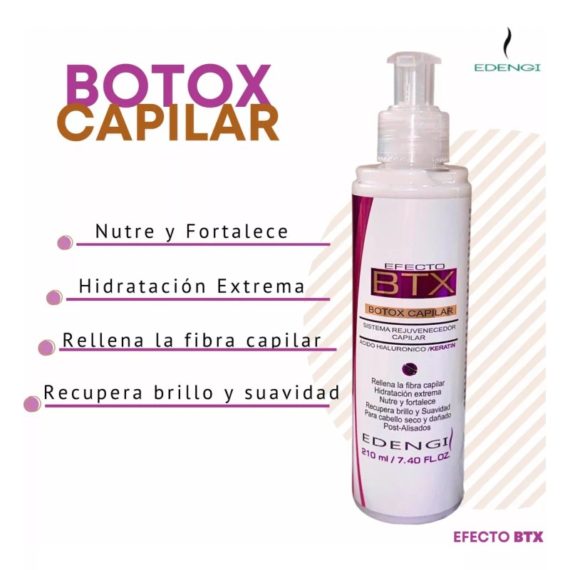 Edengi Tratamiento Efecto Btx Edengi Rejuvenecedor Capilar