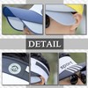 Chrome Crane CB419 Sun Visor, Hat, Logo, Brim, Retractable, Sunshade,