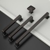 Amerdeco 10 Pack Oil Rubbed Bronze Cabinet Pulls 5 Inch(128MM)