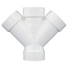 CHARLOTTE PIPE 3 DWV DOUBLE WYE DWV (DRAIN, WASTE AND