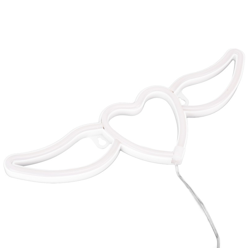 Heart Shaped Neon Light Safe Energy Saving Dual Power Heart