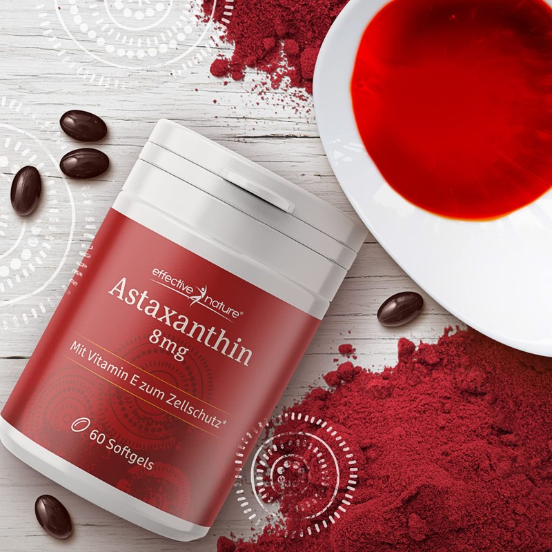 Astaxanthin Capsules High Dose - 60 Capsules for 30 Days
